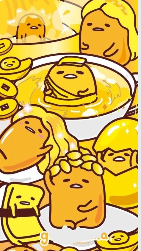 Aesthetic Gudetama Wallpaper, Gudetama Homescreen, Gudetama Background, Gudetama Wallpaper Desktop, Gudetama Wallpaper Aesthetic, Gudetama Icon, Gudetama Wallpaper, Really Cool Backgrounds, Lazy Egg