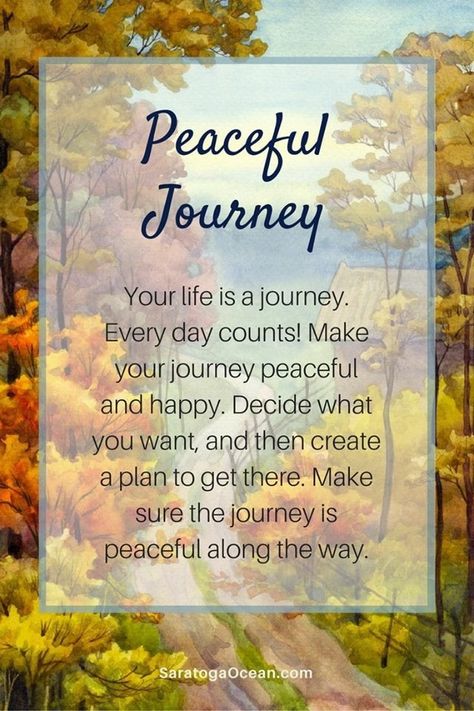 Make your life a peaceful journey. Saratoga Ocean Quotes, Prayer For Peace, Ocean Quotes, A Course In Miracles, Morning Inspiration, Morning Affirmations, Peace Quotes, Positive Self Affirmations, Uplifting Quotes