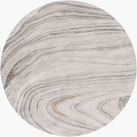 KVT-2304 - Surya | Rugs, Lighting, Pillows, Wall Decor, Accent Furniture, Decorative Accents, Throws, Bedding Marble Rug, Surya Rugs, Light Grey Area Rug, Round Area Rugs, Brown Area Rugs, Modern Rug, Hand Tufted Rugs, Modern Area Rugs, Tufted Rug