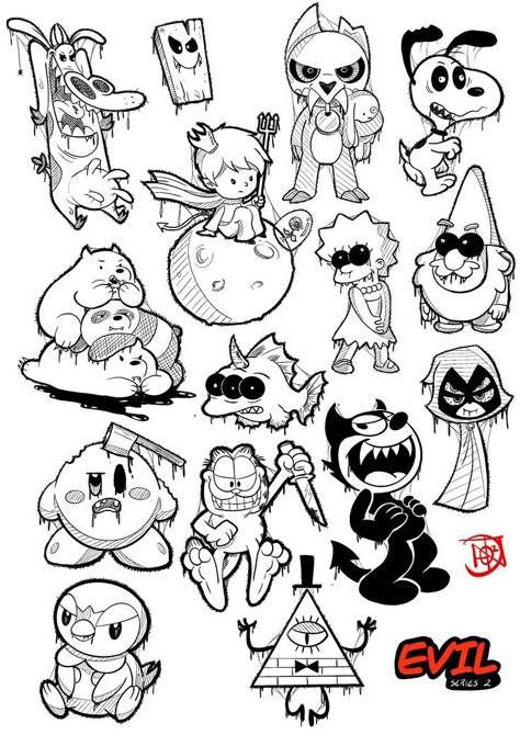 Halloween Flash Tattoo, Halloween Flash, Tattoo Outline Drawing, Scary Tattoos, Muster Tattoos, Flash Tattoo Designs, Tattoo Flash Sheet, Doodle Tattoo, Spooky Tattoos