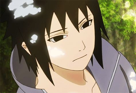 Naori Uchiha, Baby Sasuke, Naruto Gifs, Yandere Simulator Characters, Sasuke Shippuden, Ibuki Mioda, Naruto Gif, Sasuke X Naruto, Uchiha Sasuke