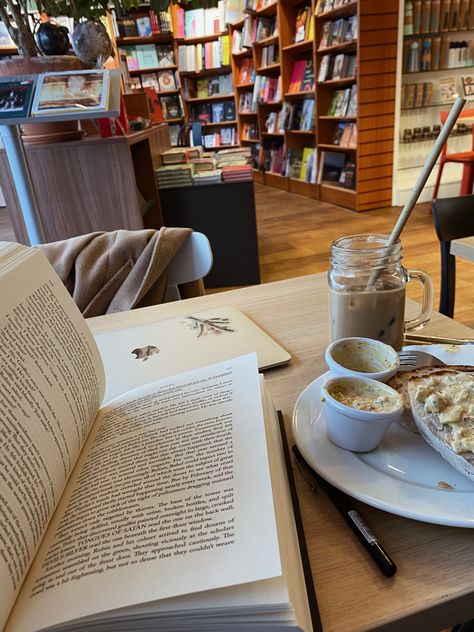 Solo Date Ideas, Solo Date, Bookstore Cafe, Coffee Shop Aesthetic, Improvement Books, Book Cafe, Reading Aesthetic, Vie Motivation, Books For Self Improvement