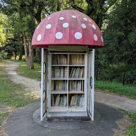 Mushroom Library, Mini Mushroom, Mushroom Decor, Futurism, Dream House Decor, Diy Canvas, Dream Garden, House Inspo, Future House