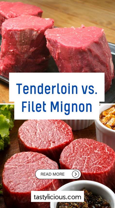 tenderloin vs filet mignon | pork tenderloin vs filet mignon | beef tenderloin vs filet mignon price | keto dinner recipes | healthy lunch ideas | dinner ideas | breakfast ideas | easy healthy dinner recipes Tenderloin Tips Recipe, Tenderloin Steak Recipes, Filet Mignon Recipes Grilled, Beef Fillet Recipes, Breakfast Ideas Easy Healthy, Filet Mignon Roast, Filet Recipes, Filet Steak