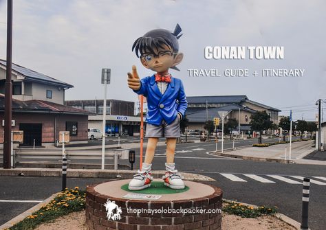 CONAN TOWN in Tottori, Japan: Travel Guide Blog (Itinerary + Budget) 2018 Tottori Japan, Tottori, Gosho Aoyama, Japan Travel Guide, Japanese Manga, Case Closed, Japanese Manga Series, 2024 Vision, Beautiful Places To Travel