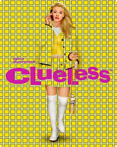 CLUELESS 25TH ANNIVERSARY EDITION BLU-RAY STEELBOOK (PARAMOUNT) Clueless Magazine, Clueless Art, Clueless Logo, Clueless Movie Poster, Clueless Poster, 90s Collage, Clueless Quotes, Cher And Dionne, Beverly Hills High School