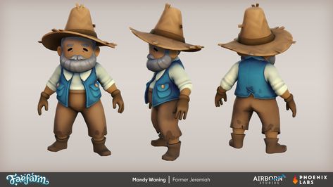 Farmer Character, The Fae, Fantasy Concept Art, 3d Artist, Yours Truly, Farmer, Phoenix, Concept Art, Art