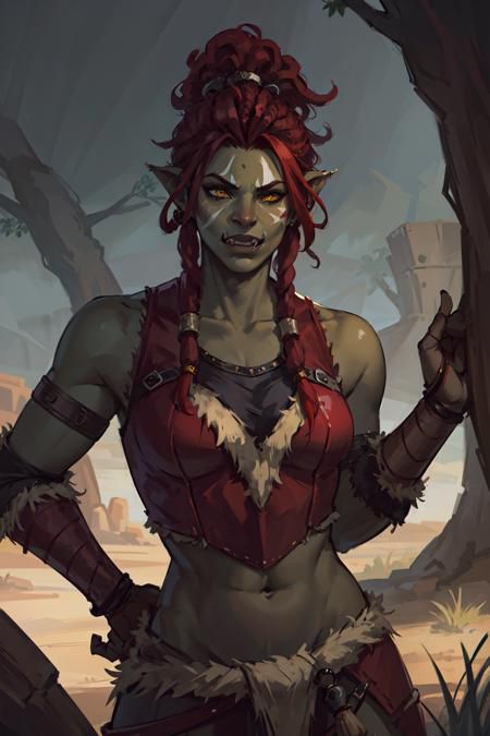 Female Half Orc, Dnd Orc, Female Orc, Female Character Concept, Fantasy Races, Dungeons And Dragons Characters, Fantasy Rpg, Fantasy Inspiration, Monster Hunter