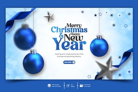 Happy New Year 2024, Banner Template Design, Web Banner Design, Year 2024, Web Banner, Merry Christmas And Happy New Year, Media Design, Social Media Design, Banner Design