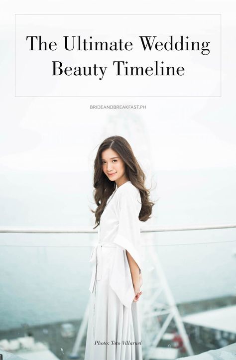 Wedding Beauty Regimen, Wedding Beauty Timeline, Philippines Wedding, Perfect Bride, Beauty Guide, Wedding Timeline, Wedding Beauty, Wedding Board, Wedding Bells