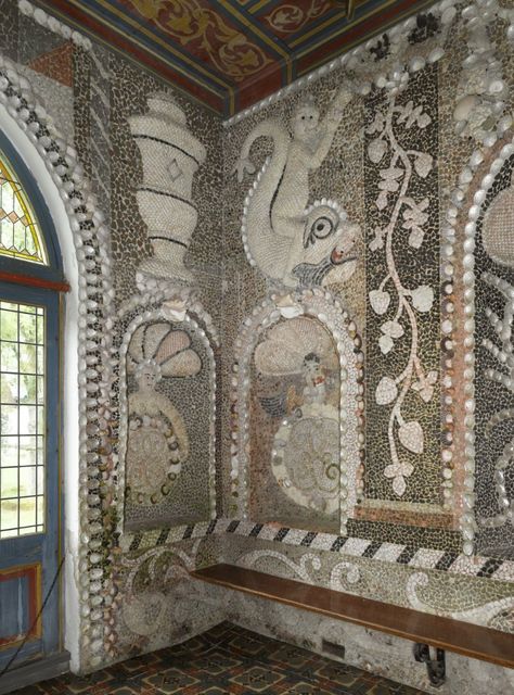 Venus Bathroom, Shell Grotto, Southern Gardens, Woburn Abbey, Wooden Pavilion, Sea Cave, Shell House, Southern Garden, British Country