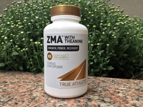 Two Powerful Minerals In One Pill? Reviewing ZMA With Theanine By True Athlete Testosterone Injections, Natural Calm, Serving Size, Coconut Oil Jar, Active Ingredient, Dietary Supplements, Sleep, Travel