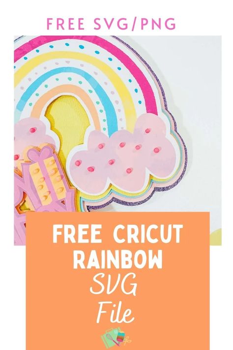 Summer Scrapbook Layouts, Cricut Print And Cut, Cricut Templates, Rainbow Theme Party, Rainbow Printable, Rainbow Svg, Free Cricut, Summer Scrapbook, Projects To Sell