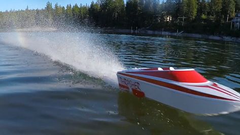 Thrasher Jet Boat by Streamline RC — Kickstarter Gas Rc Boats, Rc Boats Plans, Radio Control Airplane, Jet Boat, Radio Controlled Boats, Remote Control Helicopter, Remote Control Boat, Gas Turbine, Boat Projects