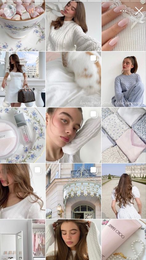 White Ig Feed Ideas, Influencer Feed, Instagram Marketing Plan, Aesthetic Camera, Ig Feed Ideas, Best Instagram Feeds, Instagram Feed Planner, Store Design Boutique, Instagram Theme Feed