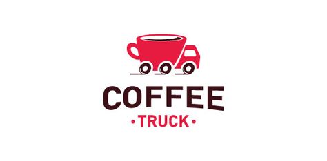 Coffee Truck | LogoMoose - Logo Inspiration Coffee Shop Logo Design, Mobile Coffee Shop, Cafe Logo Design, Truck Logo, Coffee Shop Branding, Mobile Coffee, Coffee Shop Logo, Cafe Branding, Coffee Truck