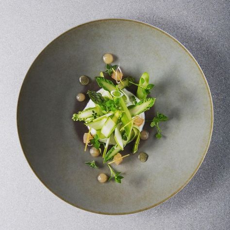 Limoges Porcelain Plates, Michelin Star Food, Limoges Porcelain, Food Presentation, Porcelain Plates, Spring Green, Pretty Food, Vogue Paris, Food Styling