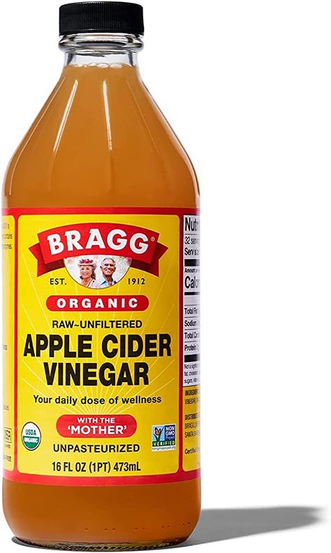 Bragg - Organic Apple Cider Vinegar - 473ml : Amazon.ca: Grocery & Gourmet Food Bragg Apple Cider Vinegar, Apple Cider Vinegar Tonic, Braggs Apple Cider, Orange Juice Drinks, Braggs Apple Cider Vinegar, Vinegar Salad Dressing, Unfiltered Apple Cider Vinegar, Indian Healing Clay, Raw Apple Cider Vinegar