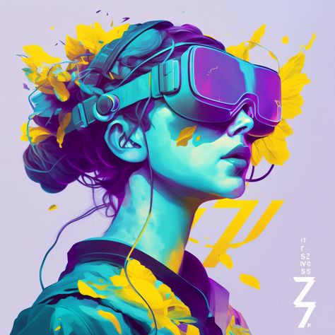 Gamer Sketch, Female Gamer, Custom T Shirts Design, Vr Gaming, Motorbike Art, Gaming Poster, Cyberpunk Design, Magazine Inspiration, Science Illustration