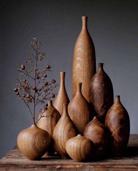 Vasos Vintage, Turned Vase, Wooden Vases, Woodturning Art, Lathe Projects, Wood Turner, Wooden Vase, Wood Vase, Wood Turning Projects