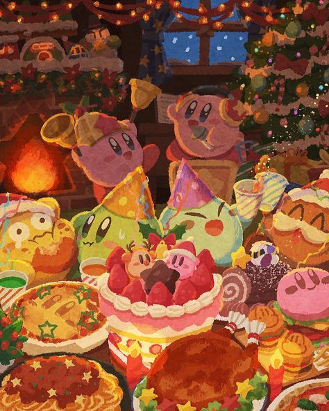 Video Game Food, Kirby Character, Soft Pink Theme, Kirby Art, Super Mario Art, Cute Food Drawings, Mario Art, Cute Doodle Art, Game Food