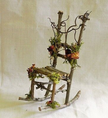 Twig Furniture, Fairy Garden Furniture, Fairy House Diy, Fairy Garden Designs, Fairy Garden Crafts, Fairy Furniture, Faeries Gardens, Fairy Tree, Fairy Crafts