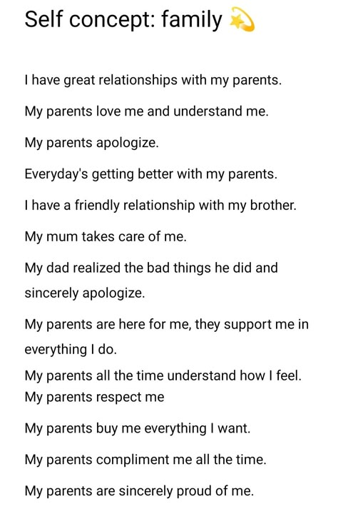 Lenient Parents Affirmations, Smell Good Affirmations, Lenient Parents, Parents Affirmations, Family Affirmations, Believe In Yourself Quotes, Affirmation Board, Divine Feminine Spirituality, Affirmations For Happiness