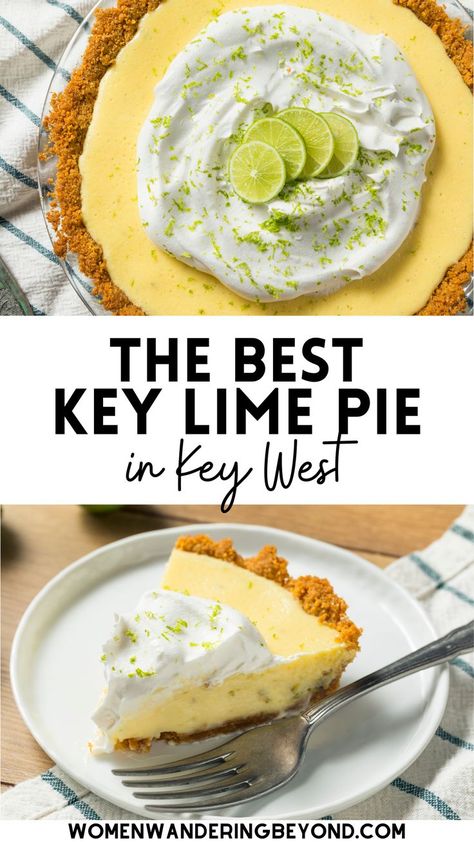 Key West Key Lime Pie Recipe, No Bake Key Lime Pie, No Bake Key Lime, No Bake Pie, Key Limes, Recipe Hacks, Pies Recipes, Keylime Pie Recipe, Weekly Grocery