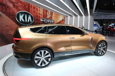 Kia Cross GT Concept at Chicago Auto Show Car Body Design, Chicago Auto Show, Body Design, Car Body, Car Door, Suv Car, Suv, Chicago, Vehicles