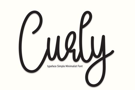 Curly Font Download is available free from FontGet. Curly is a Free Font for personal use created by andikastudio. Curly is a Script type font that can be used on any device such as PC, Mac, Linux, iOS and Android. This font has 1 styles available ( Curly ). Curly Fonts, Curly Font, Tattoo Fonts Generator, Minimalist Font, Style Letters, Brush Script Fonts, Best Script Fonts, Wall Displays, Halloween Fonts