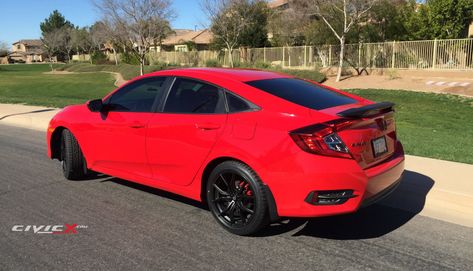 10th Gen Civic, Honda Civic Forum, Black Honda Civic, Honda Wing, 2016 Honda Civic, Black Honda, Honda Civic Sport, Honda Accord Sport, Honda Civic 2016