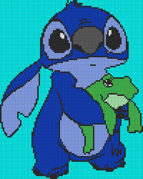 Alpha pattern #159511 | BraceletBook Lilo And Stitch Perler Bead Patterns, Frog Animated, Disney Pixel Art, Mom Drawing, Autumn Cross Stitch, Autumn Cross Stitch Patterns, Easy Perler Bead Patterns, Graph Patterns, Pixel Crochet