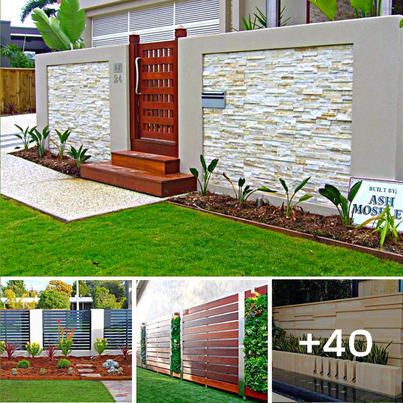 Boundry Wall, Boundary Wall Design, Boundary Wall, Gate Ideas, Small Studio Apartment, Boundary Walls, Privacy Walls, Rock Garden Landscaping, Balcony Railing