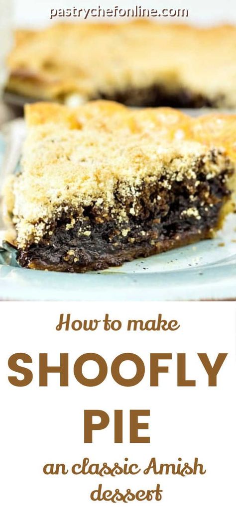 Shoo Fly Pie Recipe, Shoofly Pie Recipe, Shoo Fly Pie, Shoofly Pie, Homemade Pie Recipes, Molasses Recipes, Fall Dessert Recipes Easy, Shoo Fly, Easy Pie Recipes