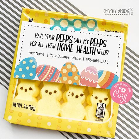 Hospice Marketing, Business Marketing Gifts, Health Marketing, Client Appreciation Gifts, Referral Marketing, Easter Gift Tag, Marketing Gift, Healthcare Marketing, Naming Your Business