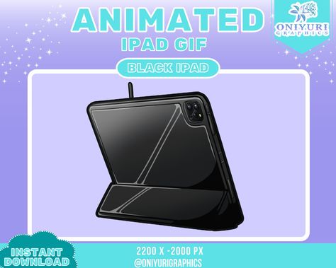 Vtuber Drawing Tablet, Vtuber Assets Free, Vtuber Setup, Vtuber Ideas, Gif Black, Twitch Streaming Setup, Vtuber Assets, Art Tablet, Animated Art