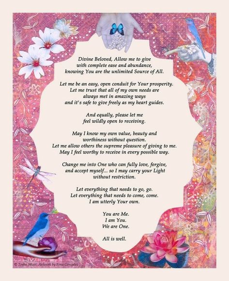 Outrageous Openness, Tosha Silver, Prayer Poster, Silver Quotes, Compassion Quotes, Mary Oliver, Prayer Warrior, Chakra Meditation, Word Pictures