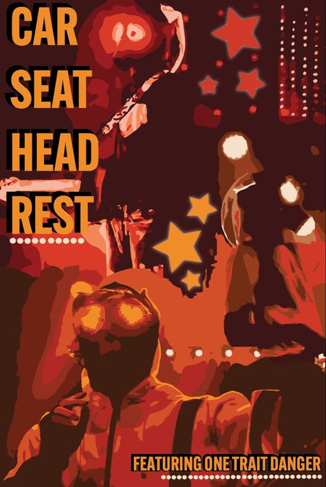 Car Seat Headrest Poster, Dog Motif, Music Poster Design, Car Seat Headrest, Dorm Posters, Graphic Poster Art, Graphic Tee Design, Photo Wall Collage, Band Posters