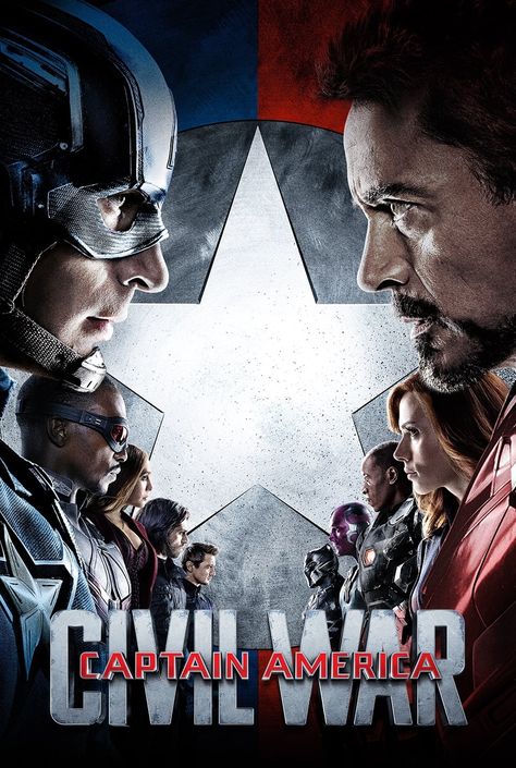 Captain America - Civil War (2016) Iron Man Marvel, Robert Downey Jr., Captain America Civil, Adventure Movies, Marvel Captain America, Age Of Ultron, Movies 2019, Jeremy Renner, Disney Studios