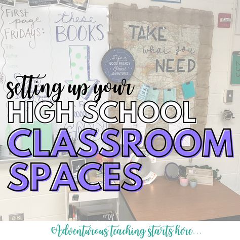 Setting Up Your High School Classroom Spaces — Mud and Ink Teaching High School Music Classroom Design, High School Morning Meeting, High School Classroom Design, Classroom Organization High School, Attendance Questions, High School Decor, High School Ela Classroom, Ideas Decoracion Salon, High School History Classroom