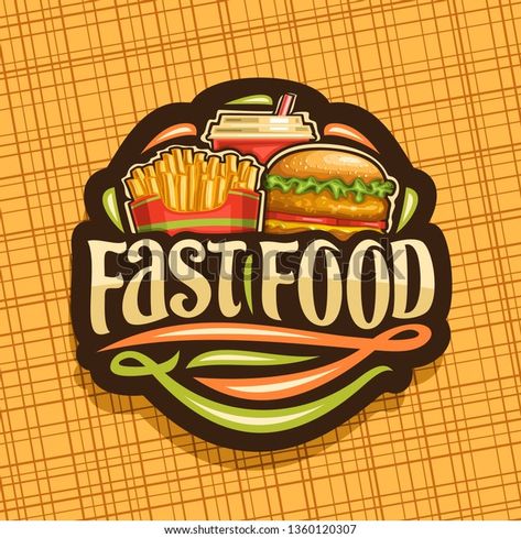 Find Logo Fast Food Sticker Set Fresh stock images in HD and millions of other royalty-free stock photos, illustrations and vectors in the Shutterstock collection. Thousands of new, high-quality pictures added every day. Food Logo Ideas Creative, Fast Food Logo Design, Logo Sonic, Fast Food Stickers, Fast Food Party, Chicken Fast Food, Retro Fast Food, Chinese Fast Food, Fast Food Logo