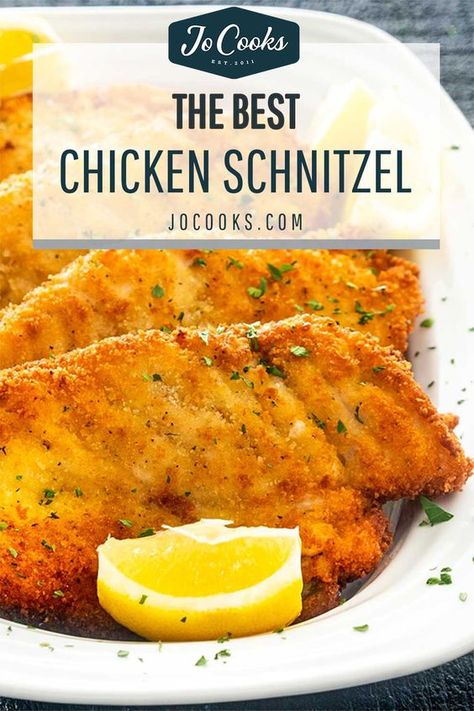 Chicken Schnitzel Recipe, Air Fryer Recipes For Beginners, Schnitzel Recipe, Breaded Chicken Cutlets, Schnitzel Recipes, Chicken Schnitzel, Chicken Drumstick Recipes, Ground Chicken Recipes, Duck Recipes