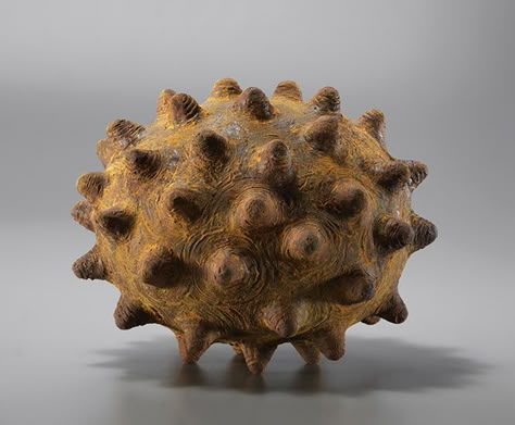 Barbro Åberg Studio Ceramic Work Ceramic Sphere Sculpture, Paperclay Ceramics, Sphere Sculpture, Egg Ceramic, Brown Dragon, Danish Ceramics, Organic Ceramics, Ceramic Texture, Sculptures Céramiques