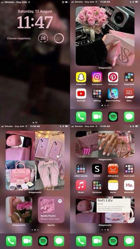 Organize Phone Apps, Ios App Iphone, Iphone Wallpaper Classy, Custom Ipad, Iphone Home Screen Layout, Phone Inspo, Iphone Obsession, Phone Inspiration, Iphone Organization