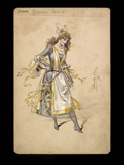 Wilhelm Pantomime, John Charles, Pantomime, National Art, Victoria And Albert, Victoria And Albert Museum, Ink Pen Drawings, Fantasy Clothing, Ink Drawing