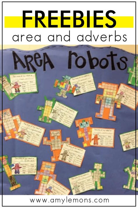 Area Math Activities, Perimeter Activities, Easy Math Activities, Third Grade Activities, Amy Lemons, Maths Area, Area Activities, Teaching Third Grade, Area And Perimeter