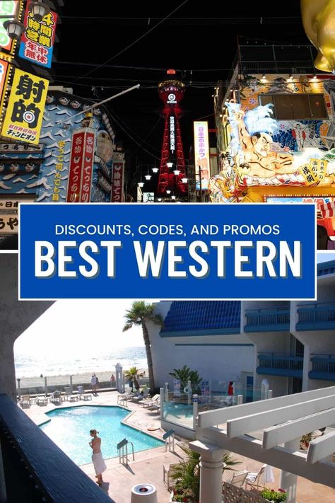 Discover how to save money with the best discount codes for Best Western - corporate codes, price matching, Best Western Rewards & more! via @goawesomplaces Western Hotel, Best Western Hotel, Bucket List Vacations, Travel Savings, Hotel Branding, Travel Plan, Travel Safety, Awesome Places, Unique Places