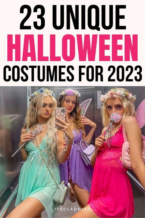 2023 Halloween Costume Ideas, Costumes Faciles, Fairy Costume Women, Adult Women Halloween Costumes, Easy College Halloween Costumes, Zombie Halloween Costumes, Quick Halloween Costumes, Amazing Halloween Costumes, Trio Halloween Costumes