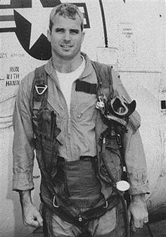 In this picture politician John Mccain poses next to a plane used in the Vietnam war. This picture was taken in 1965 when he was a U.S. Navy pilot Famous Veterans, Vietnam Vets, John Mccain, Military Heroes, Vietnam Veterans, Us History, American Heroes, Military History, American History