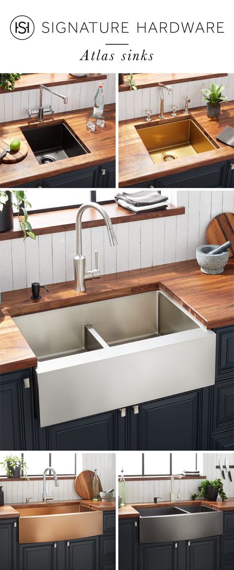 Whether if you're looking for a prep sink, undermount sink, or farmhouse sink, the Atlas is the perfect way to give your kitchen some personality. This refined product is not only stylish, but is made to last by its impressive durability. Blogger Aesthetic, Crafts Workshop, Kitchen Redo, Design Living Room, Kitchen Remodel Idea, Home Decor Tips, Diy Kitchen, Aesthetic Room, Home Decor Kitchen